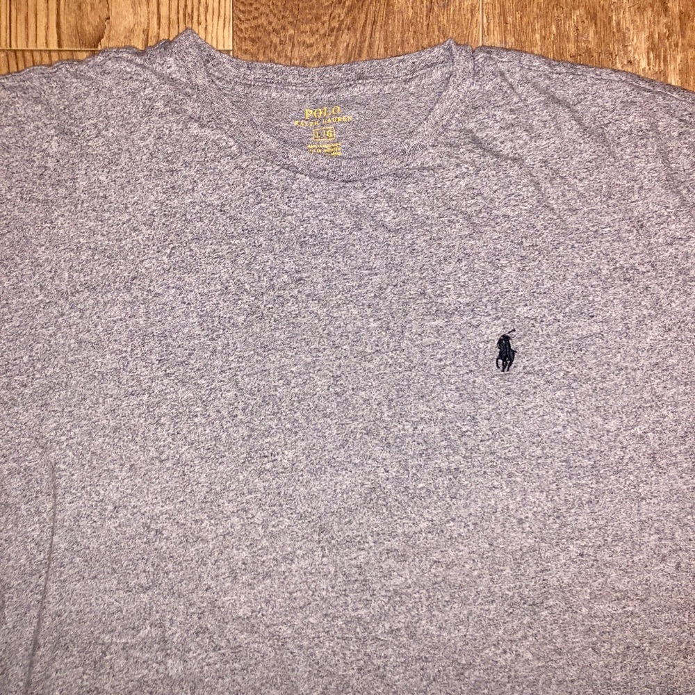 Men’s Ralph Lauren Polo Tee Shirt - Heather Gray